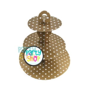 Expositor para cupcakes Dourado