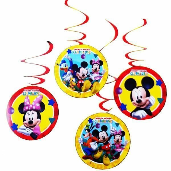 SWIRL DECOR MICKEY CLUB