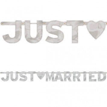 banner just married