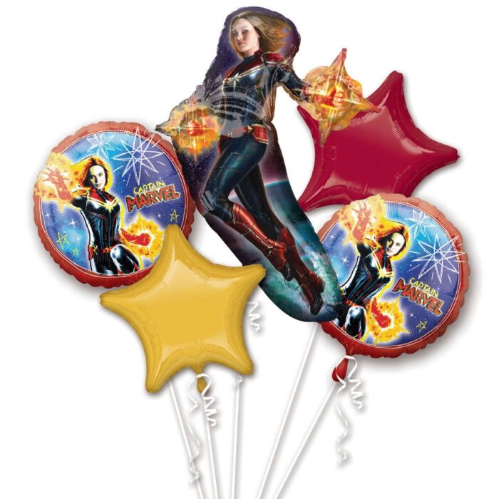 captain marvel ballon bouquet 1