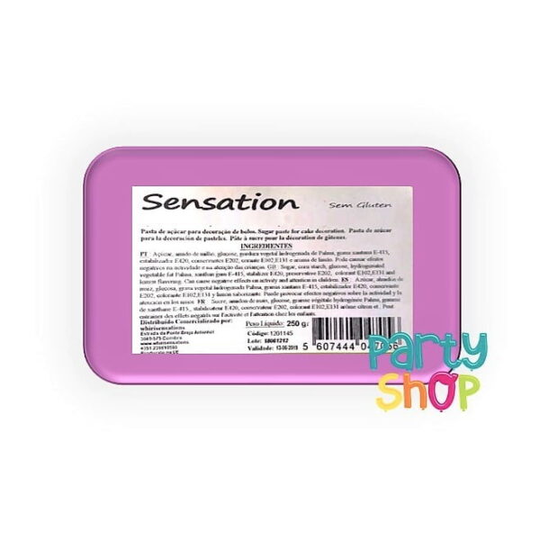pasta de acucar sensation lilas
