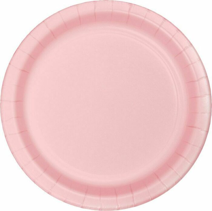pratos rosa bebe