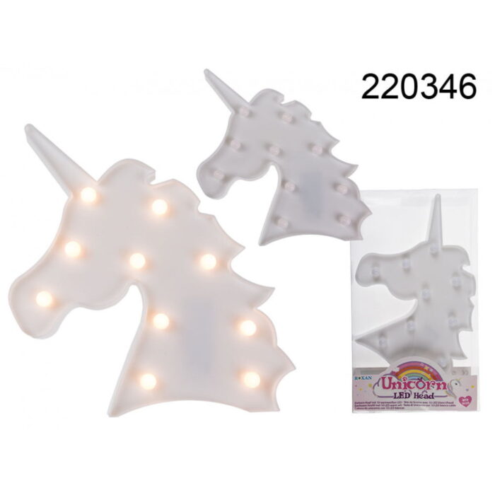 unicornio led branco