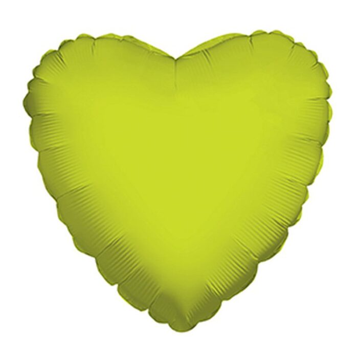 Balão Coração Foil 45 Cm - Verde Claro