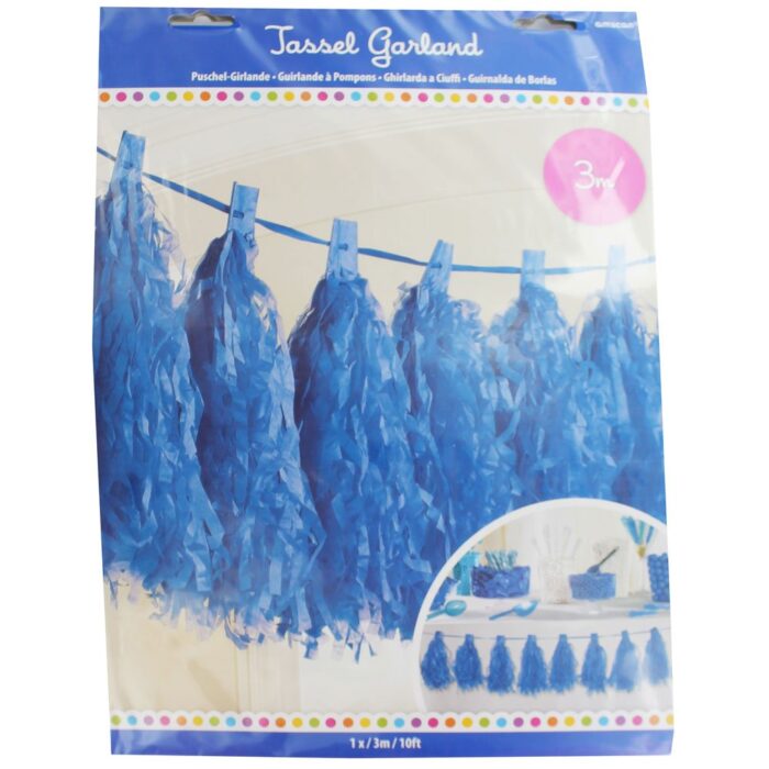 Tassel Multicolor 3 Metros Azul