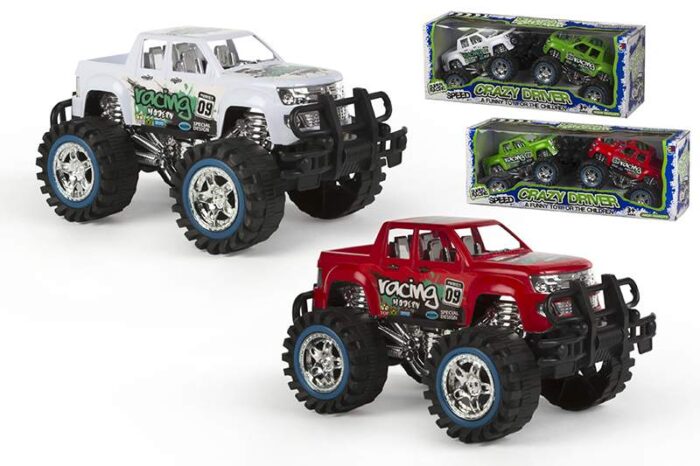 Conjunto De 2 Monster Trucks +3 Anos