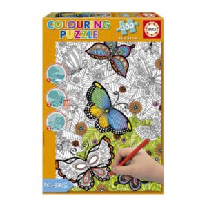Puzzle para colorir 300 peças +5 anos