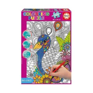 Puzzle para colorir 300 peças + 5 Anos