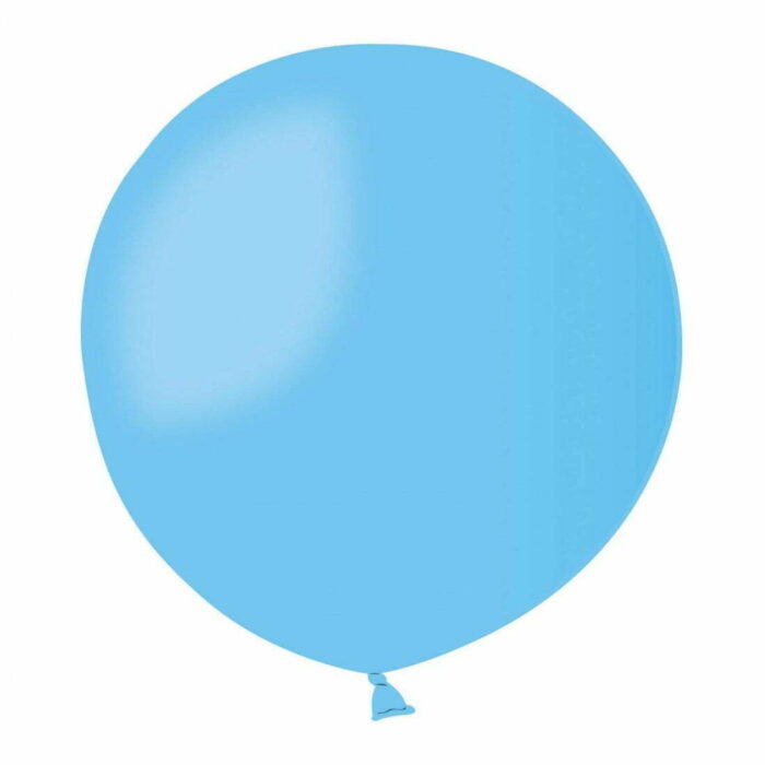 5 Balões De 40Cm Azul Bebé