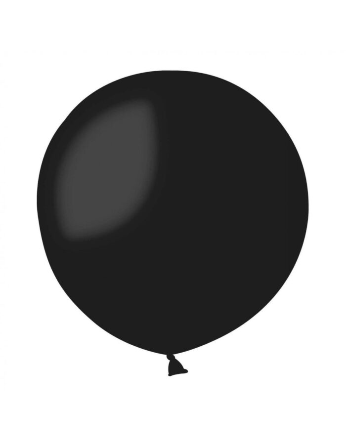 5 Balões De 40Cm Preto