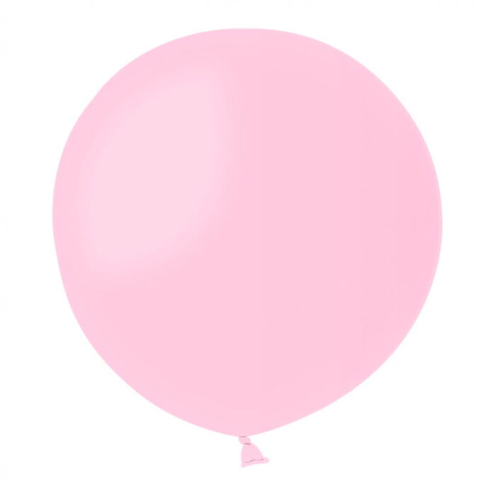 5 Balões De 40Cm Rosa Bebé