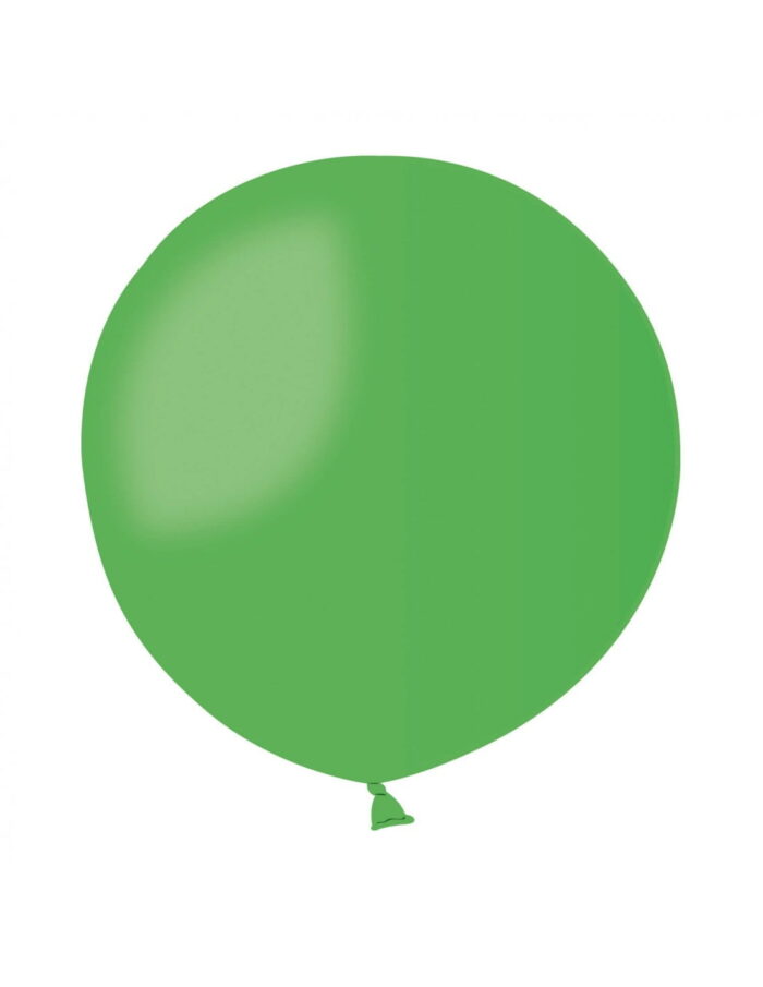 5 Balões De 40Cm  Verde