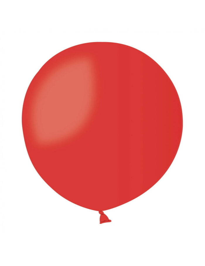 5 Balões De 40Cm  Vermelho