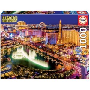 Puzzle 1000 peças Educa – Las Vegas Néon