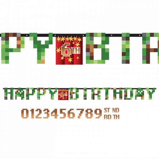 Grinalda Minecraft Personalizavel