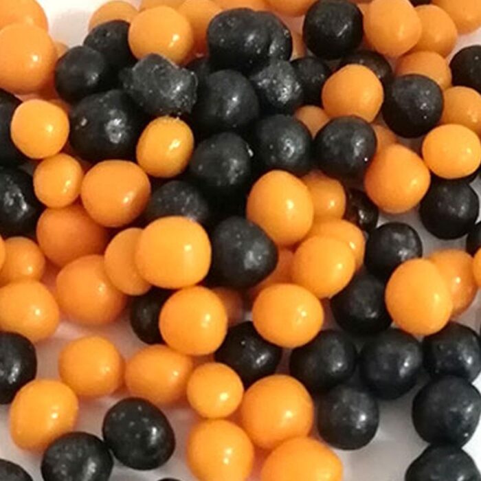 Bolinhas De Chocolate Preto E Laranja