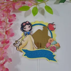 Topo de bolo Branca de Neve