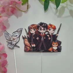 Topo de bolo Harry potter
