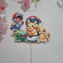 Topo de bolo Pokémon
