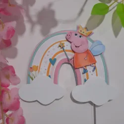 Topo de bolo Porquinha Peppa