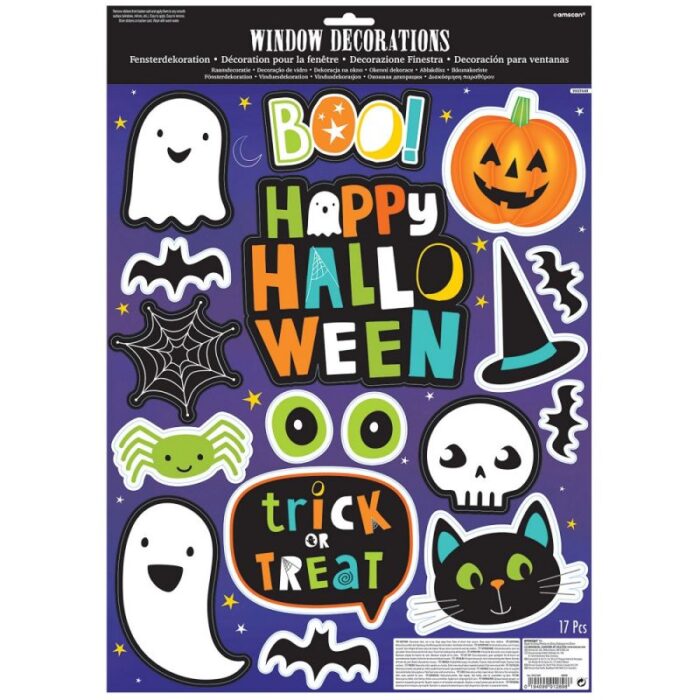 stickers de fenetre halloween friends