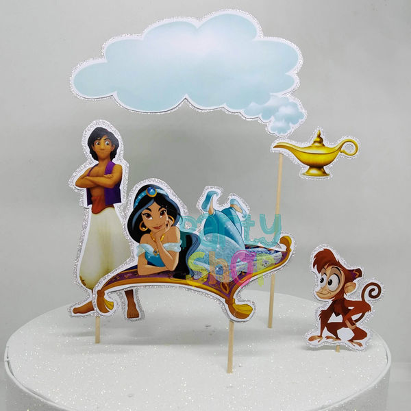 topper de bolo Princesa Jasmine