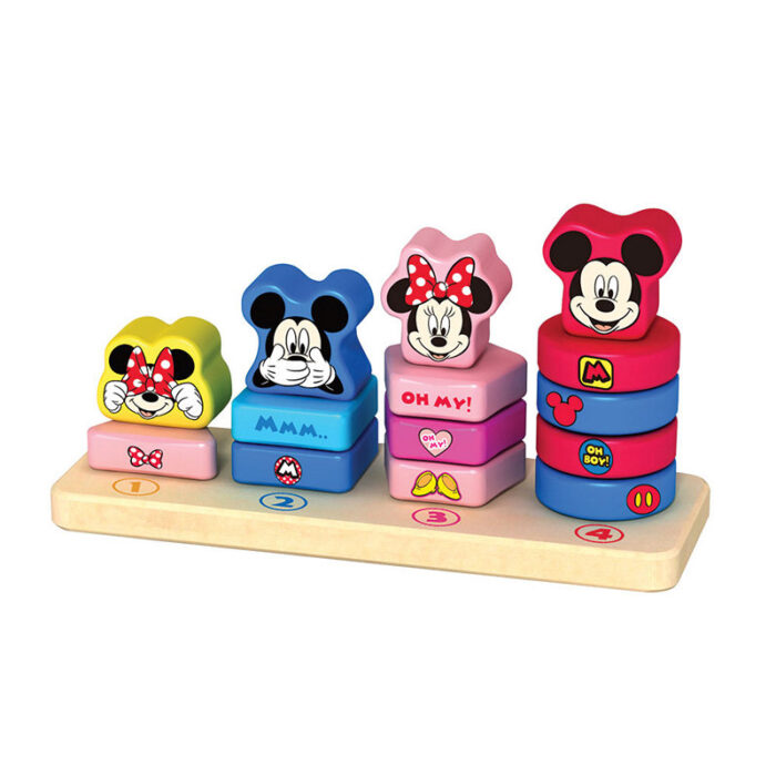 Jogo Madeira 15 Pcs Disney