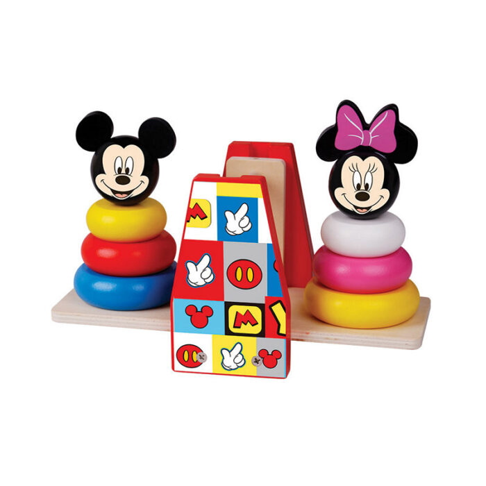 Balança Madeira 10 Pcs Disney