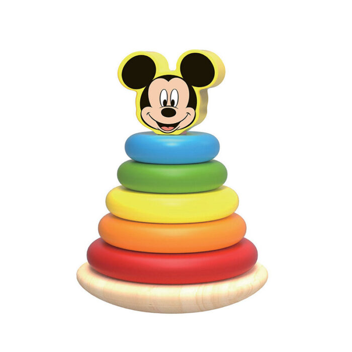 Pirâmide Madeira Mickey 7 Pcs Disney