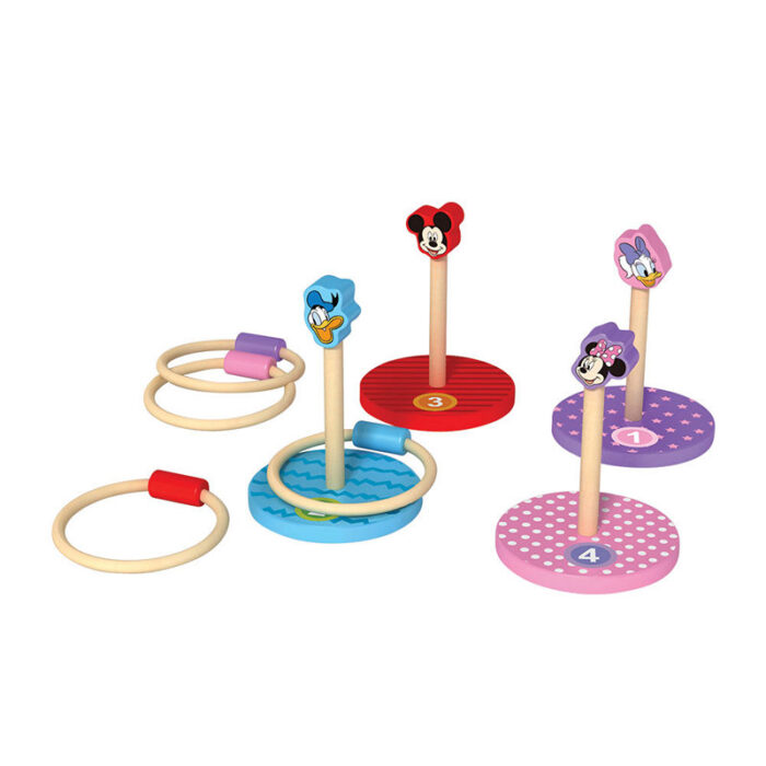 Jogo Toss Madeira 8 Pcs Disney