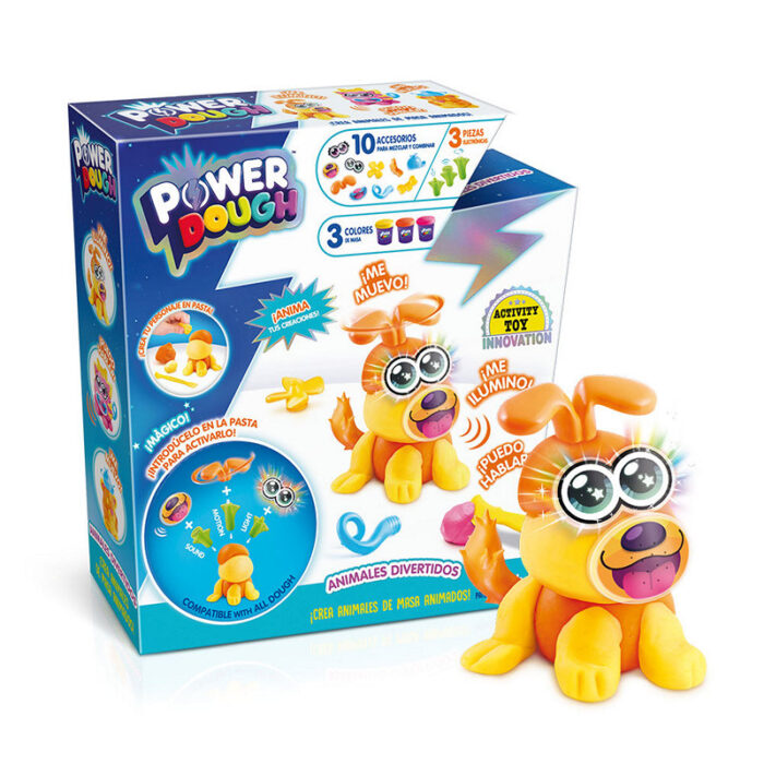Power Dough Animais Estimação Plasticina
