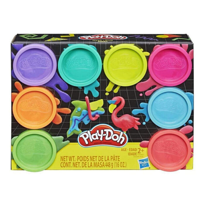 Play-Doh Pack 8 Potes Neon