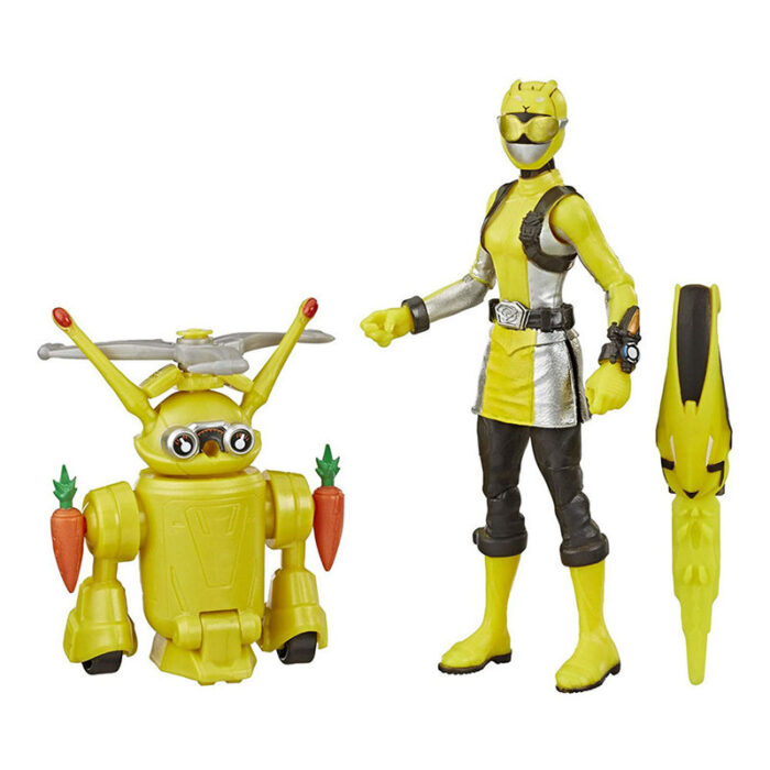 Power Rangers 6 Em 1 Bmr Ylw Ranger Jax Bb Pack