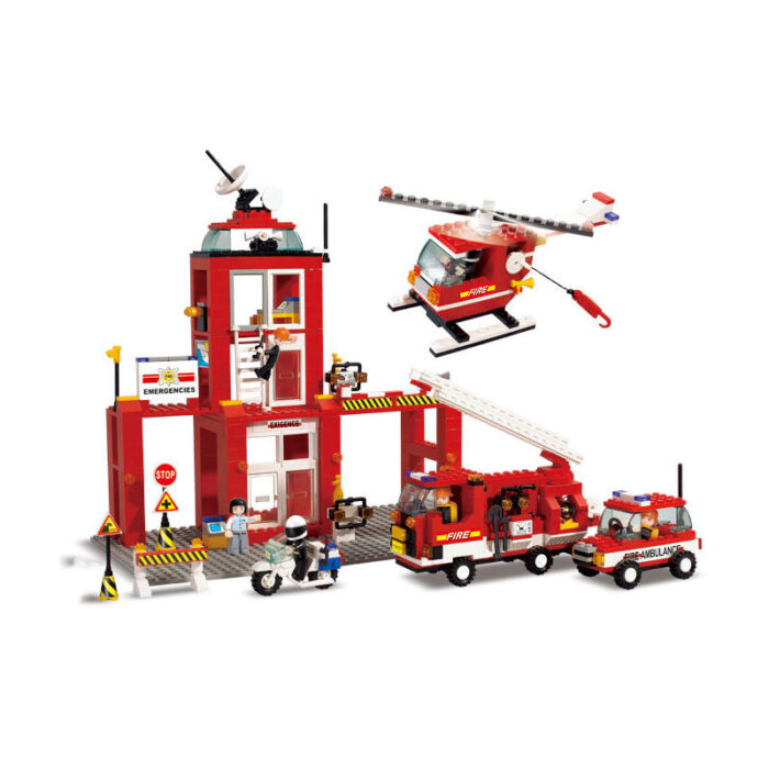 Town Mega Quartel Bombeiros 631 Pcs