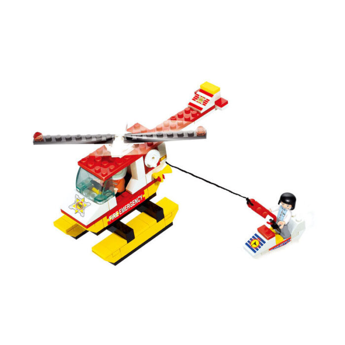 Town Helicóptero Bombeiros 107 Pcs