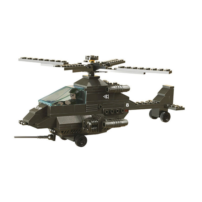 Army Lf Heli Apach 158 Pcs