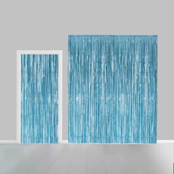 baby blue partys curtain 323165468