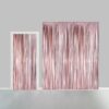 Cortina Decorativa - Rosa Dourado 240Cm