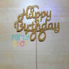Topo Para Bolo Happy Birthday Personalizado
