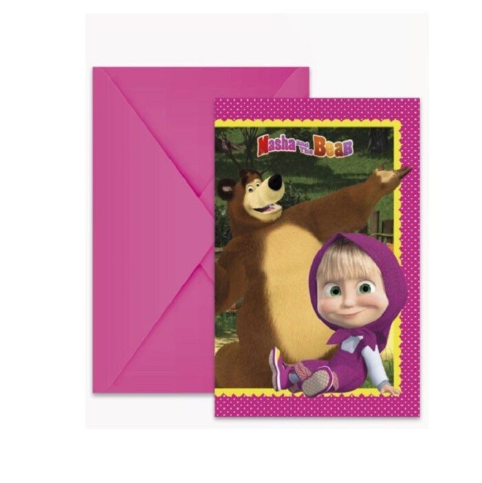 Convites Masha E O Urso