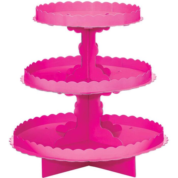 Expositor De Cupcakes Rosa