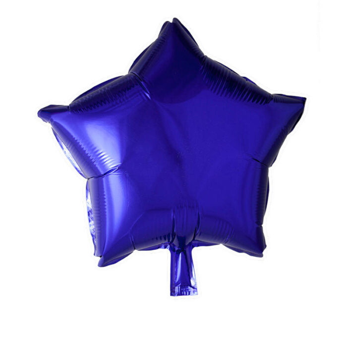 foilballoon star 18 purple singlepacked