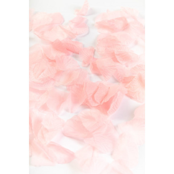 144 petalos de rosa color rosa claro