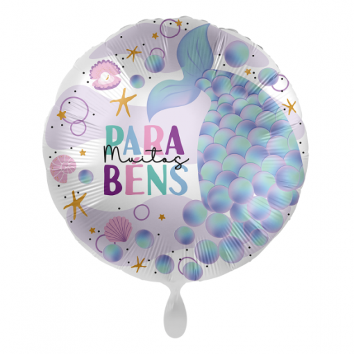 Balão Foil 45Cm Sereia em Português