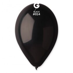 Balões Pretos de 26 cm GEMAR