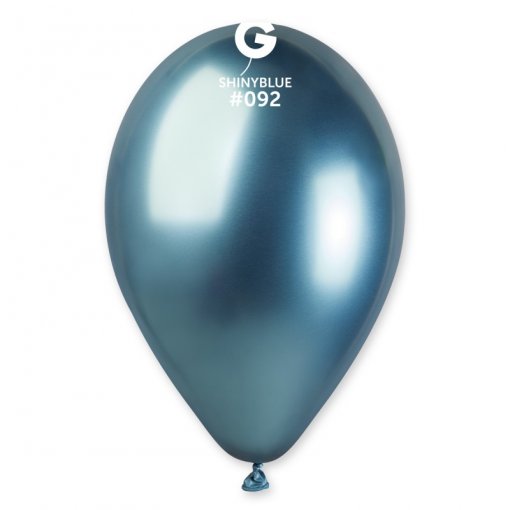 Balões Azuis Cromados de 33 cm GEMAR