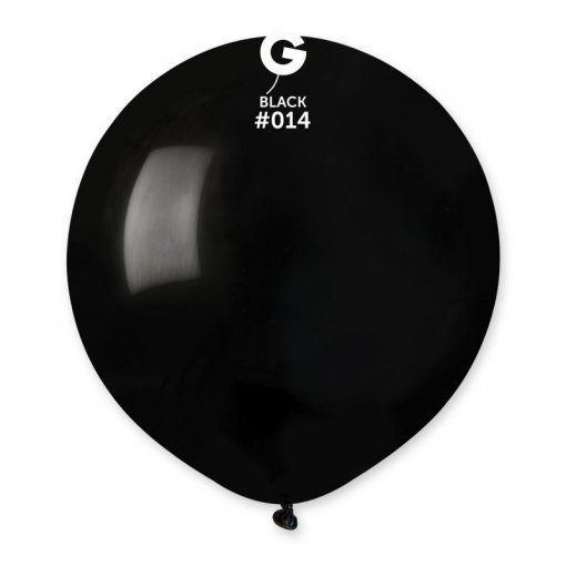 Balões Pretos grandes de 48 cm GEMAR
