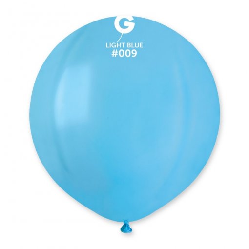 25 Balões Azuis claro de 48 cm GEMAR