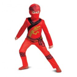 Fato Lego Ninjago Idade 3-4 Anos