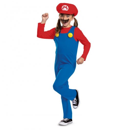 Fato Super Mario Bros Idade 3-4 Anos